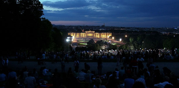 Summer Night Concert of the Vienna Philharmonic Orchestra.